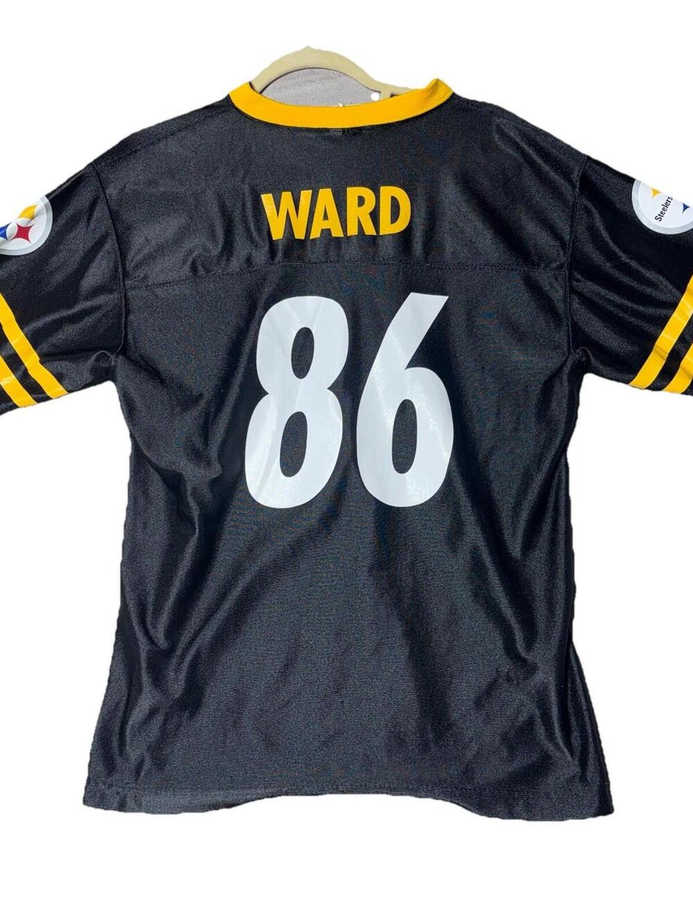 Hines Ward Pittsburgh Steelers Black jersey NFL Players Inc Boys XL (18-20)